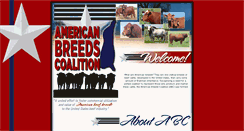 Desktop Screenshot of americanbreedscoalition.com